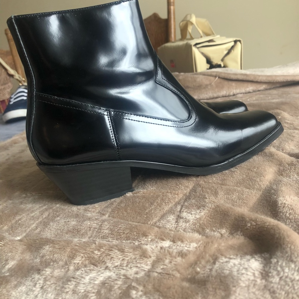 Calvin Klein black booties size 8.5
